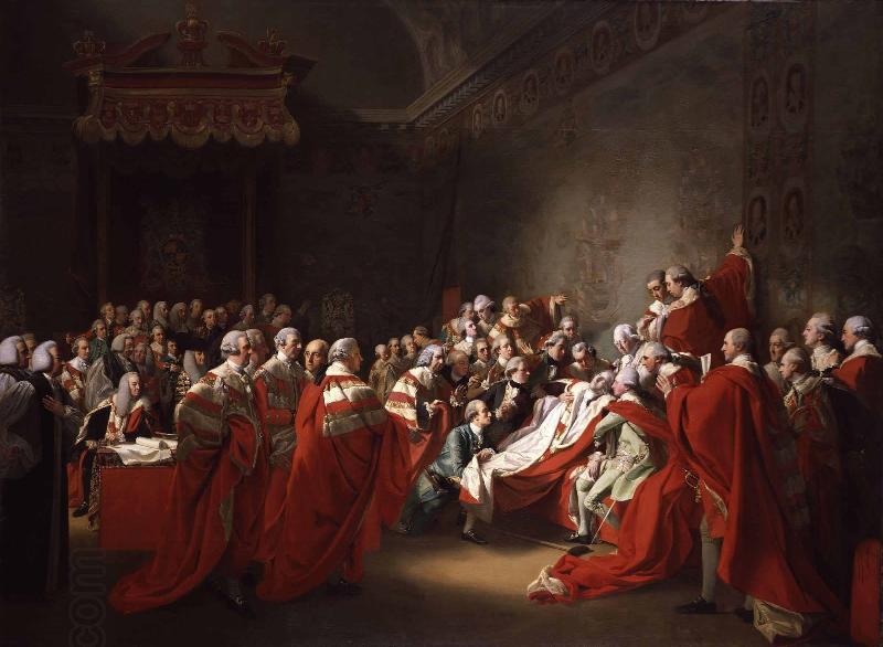 John Singleton Copley Death of the Earl of Chatham China oil painting art
